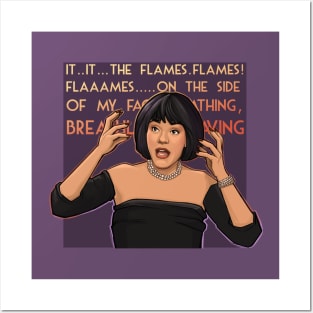 Flames! Posters and Art
